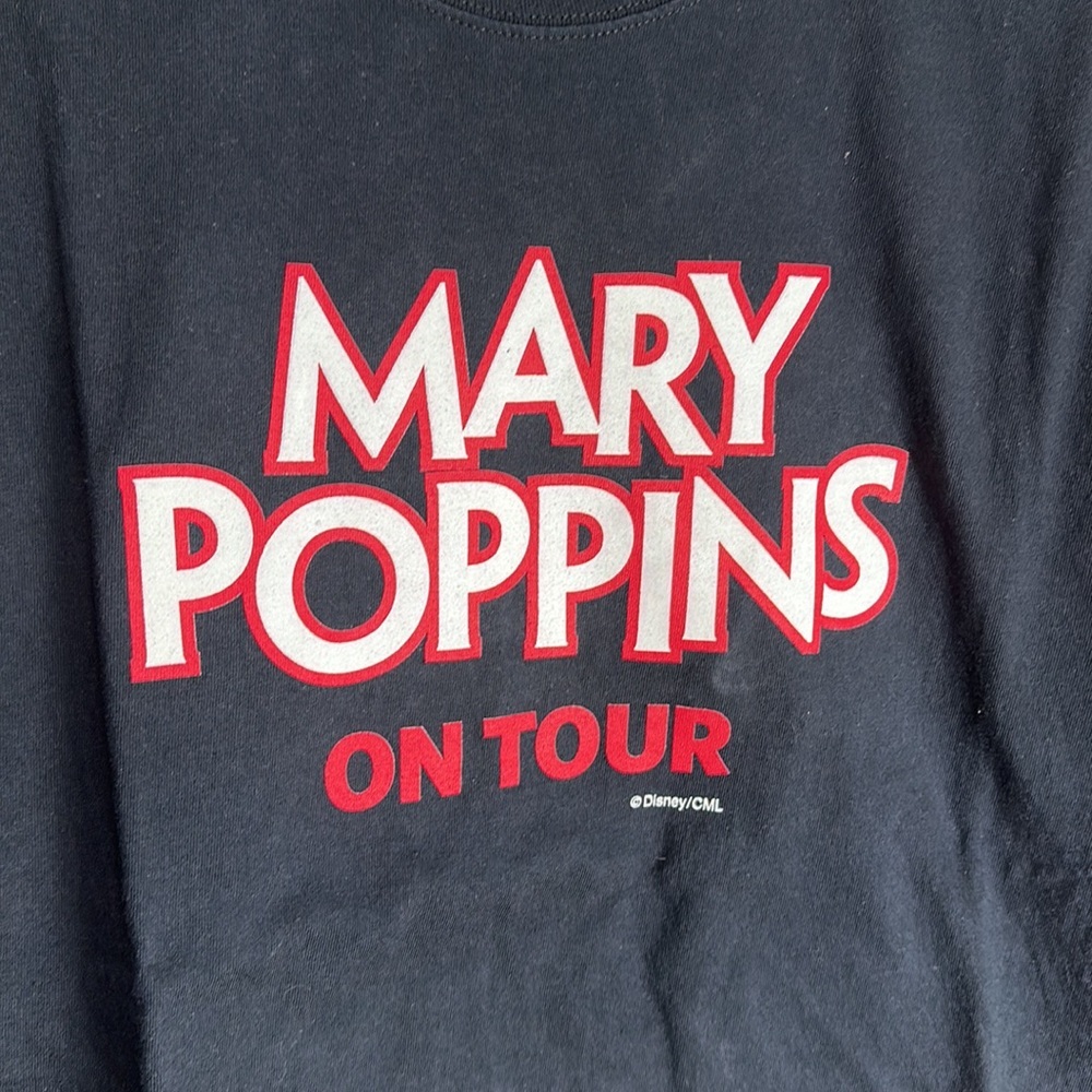 Vintage Y2K Mary Poppins On Tour Promo Tee Hanes Beefy L - Picture 3 of 4